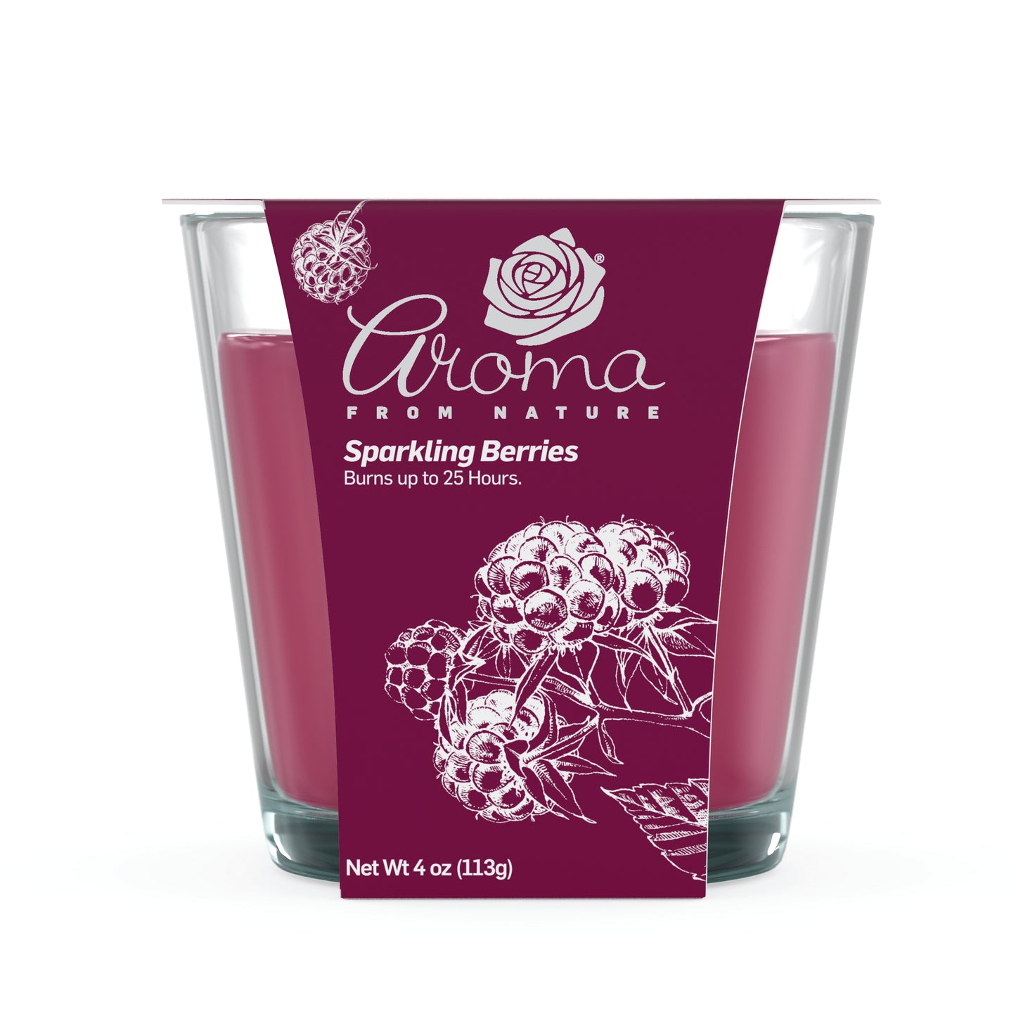Aroma From Nature - 4 oz Scented Wax - Sparkling Berries