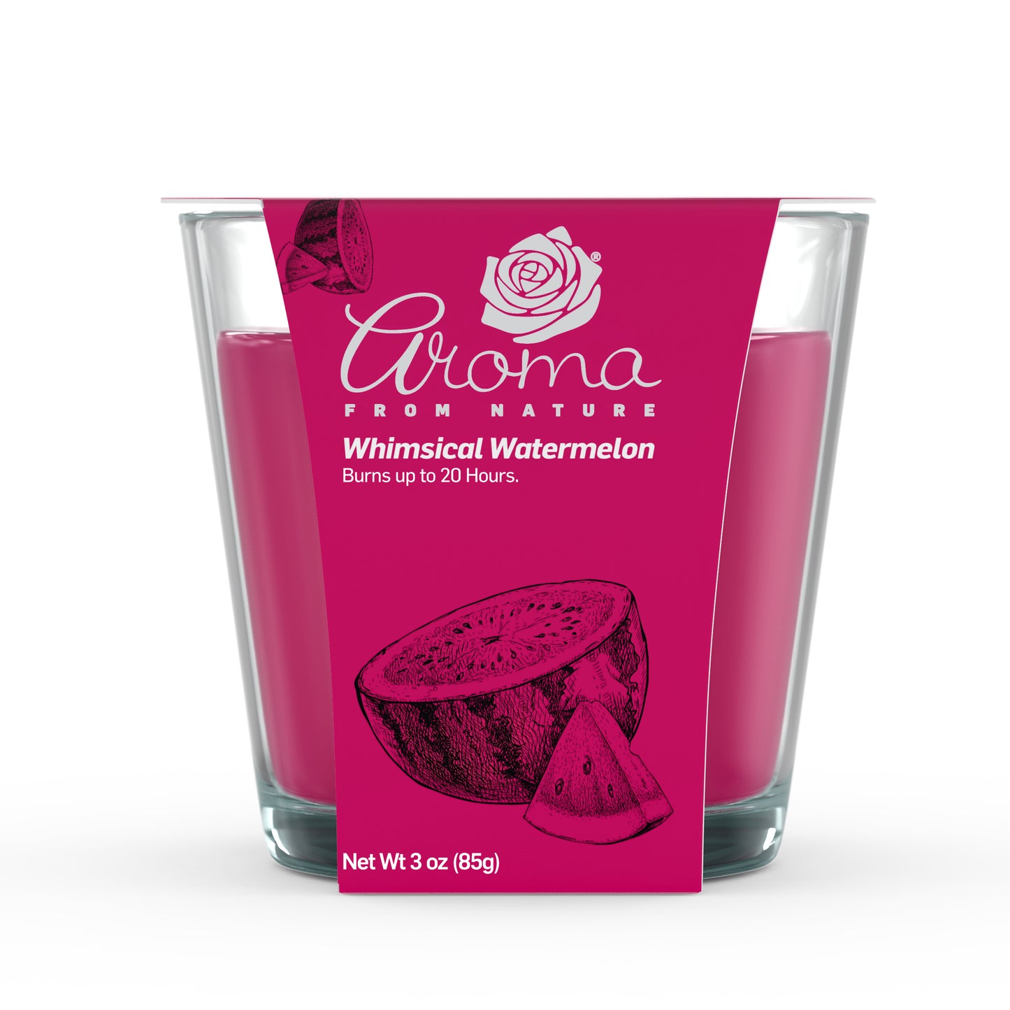 Aroma From Nature - 3 oz Scented Wax - Whimsical Watermelon