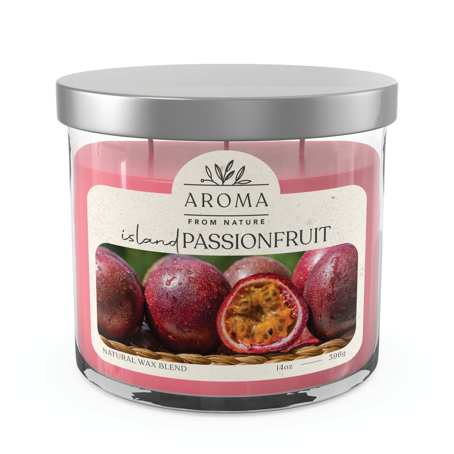 Aroma From Nature - 14 oz Scented Wax - Island Passion Fruit