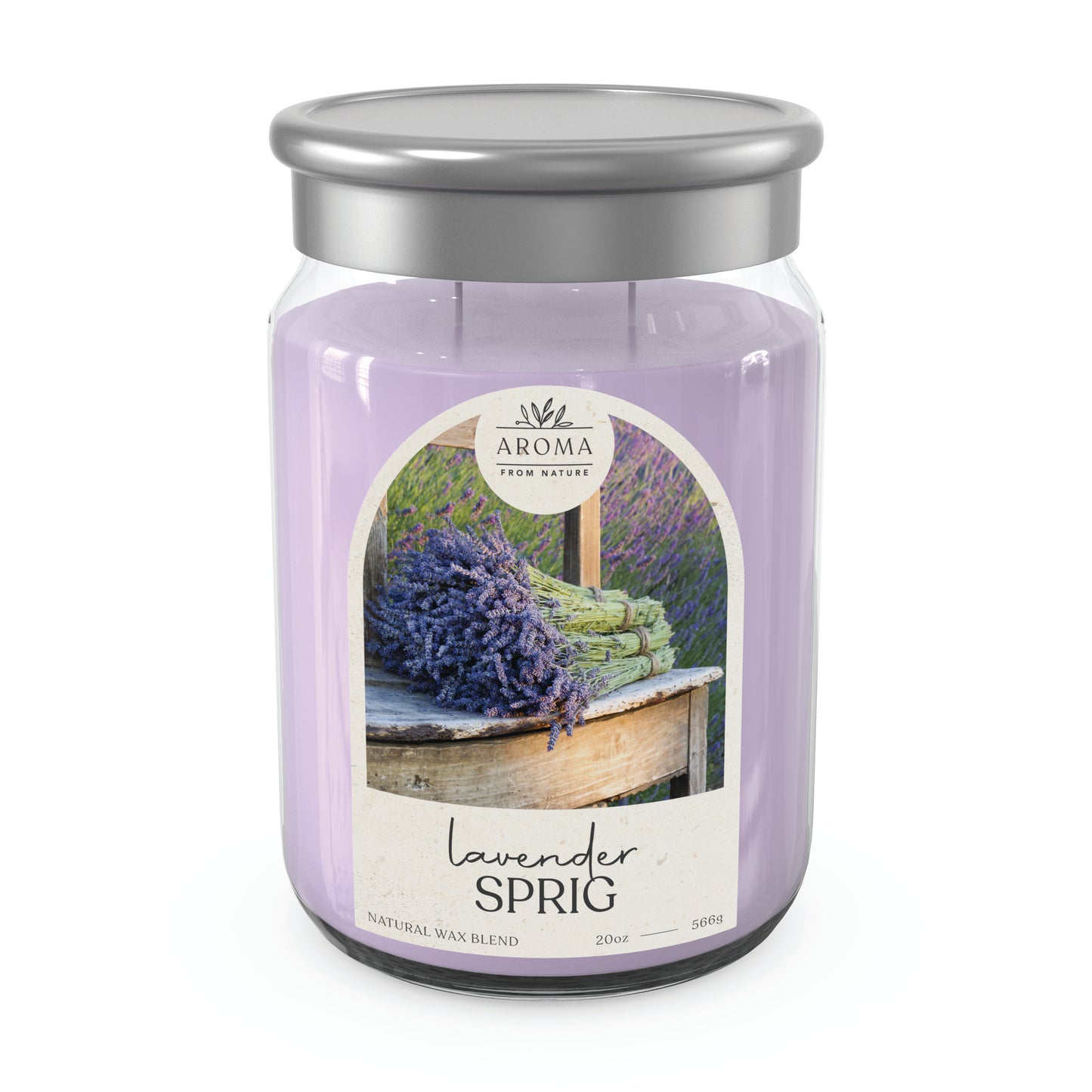 Aroma From Nature - 20oz Scented Wax - Lavander Sprig