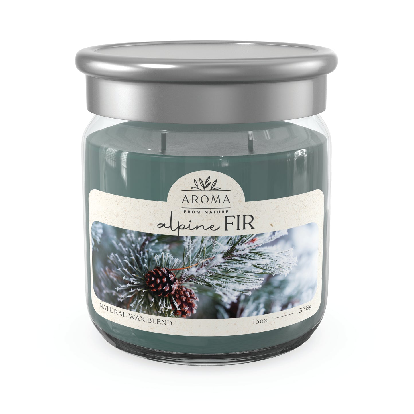 Aroma From Nature - 13 oz Scented Wax - Alpine Fir