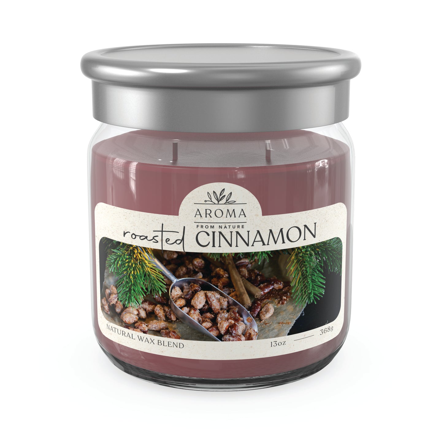 Aroma From Nature - 13 oz Scented Wax - Roasted Cinnamon