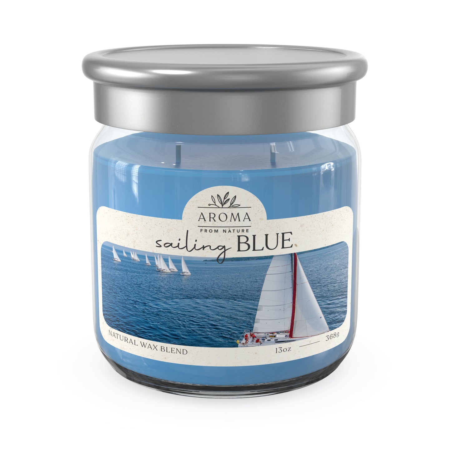 Aroma From Nature - 13 oz Scented Wax - Sailing Blue