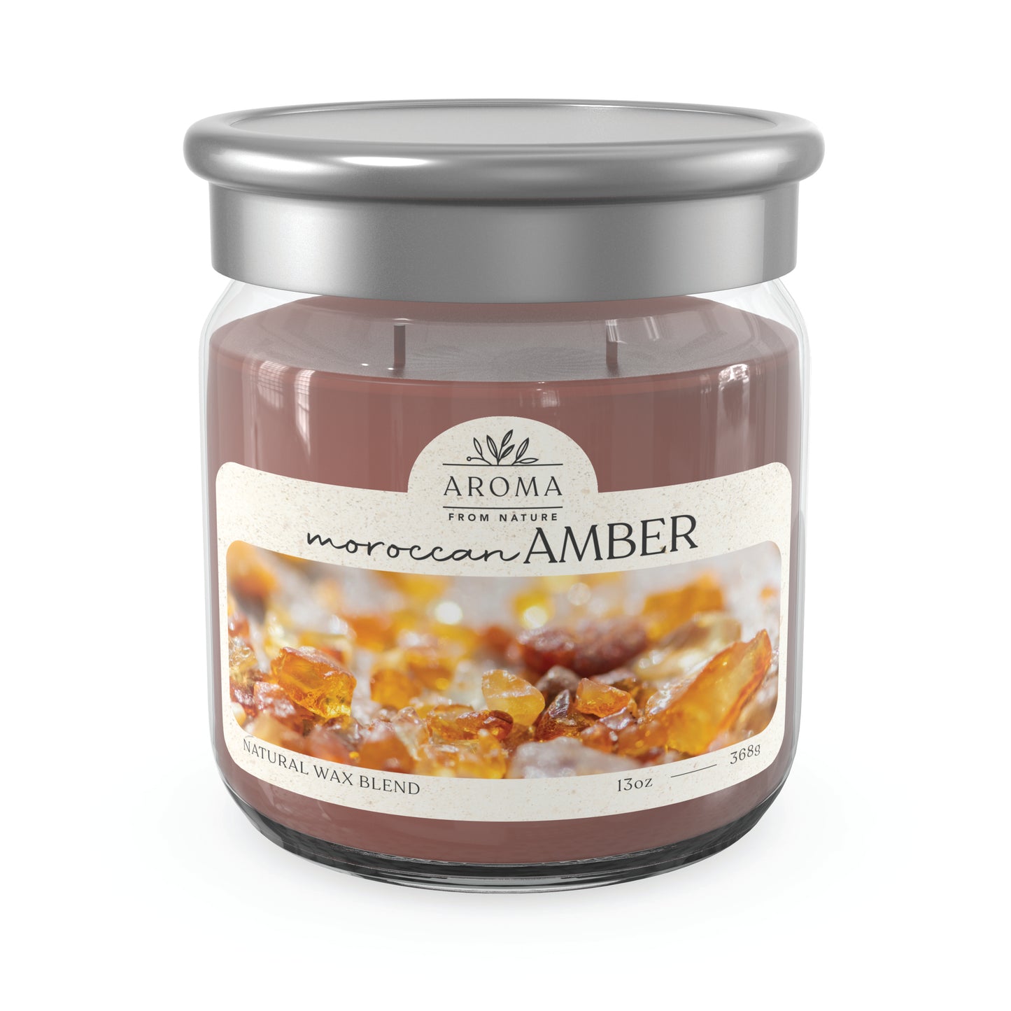 Aroma From Nature - 13 oz Scented Wax - Morrocan Amber