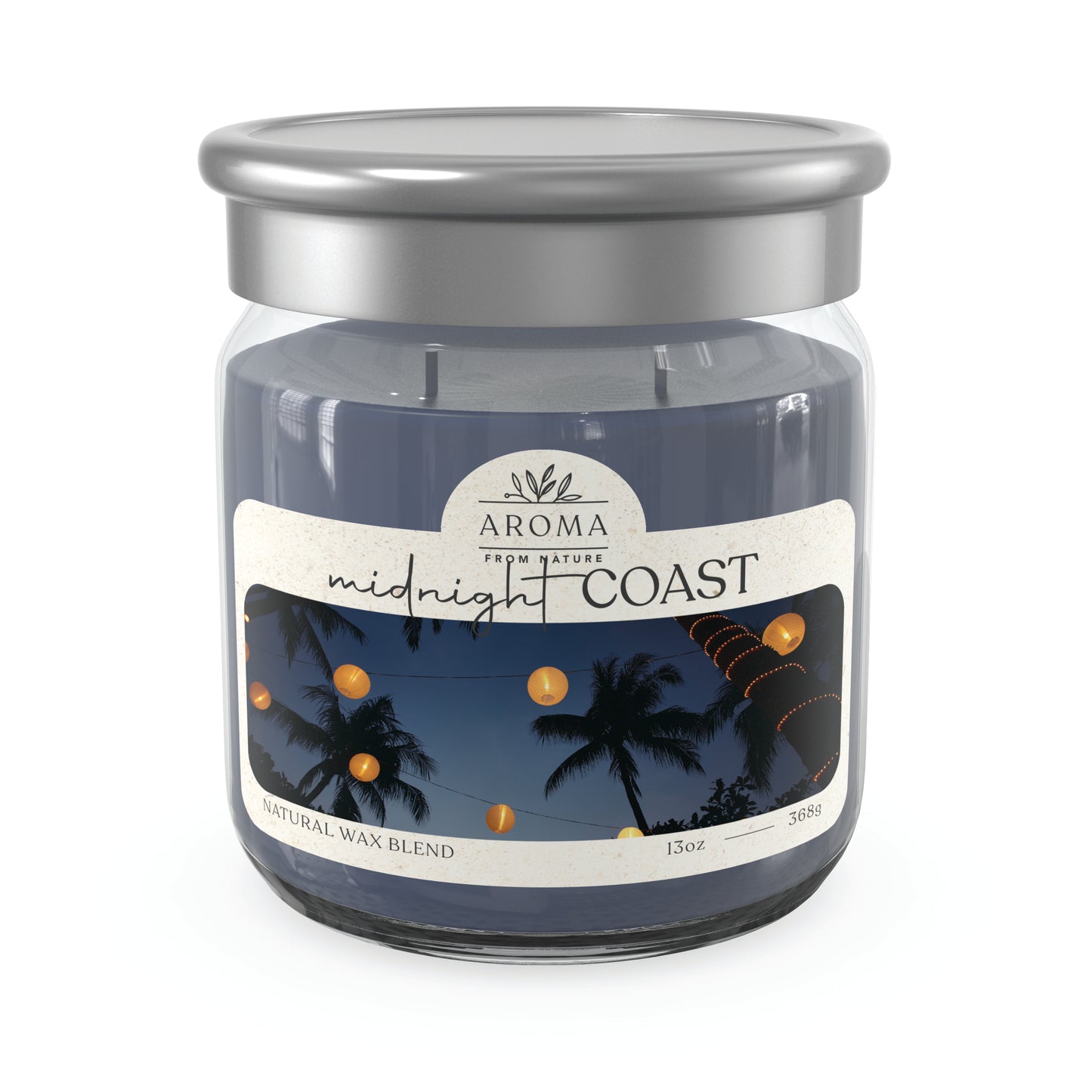 Aroma From Nature - 13 oz Scented Wax - Midnigth Coast