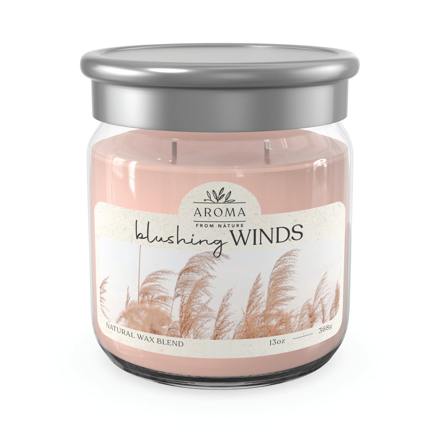 Aroma From Nature - 13 oz Scented Wax - Blushing Winds