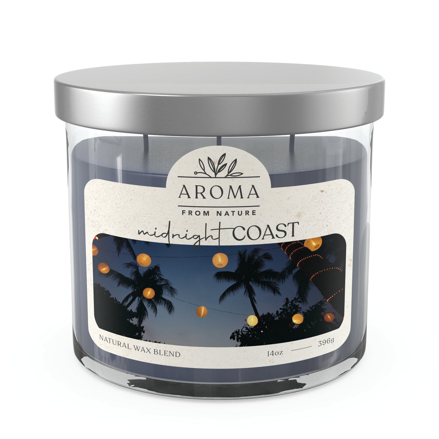 Aroma From Nature - 14 oz Scented Wax - Midnight Coast